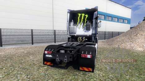 Cor-Monstro de Energia em uma unidade de tracion para Euro Truck Simulator 2
