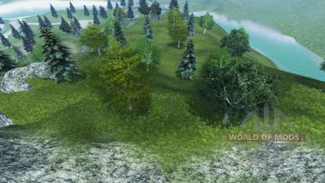 Novas texturas das árvores e da grama para Farming Simulator 2013