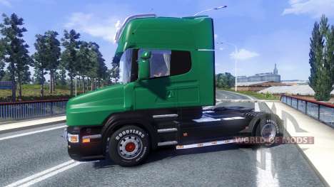 Scania T500 Mark 2 black parts para Euro Truck Simulator 2