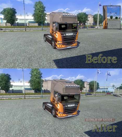 Modificação física [versão Final] para Euro Truck Simulator 2