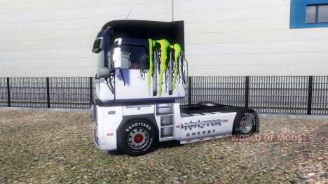 Cor-Monstro de Energia em uma unidade de tracion para Euro Truck Simulator 2