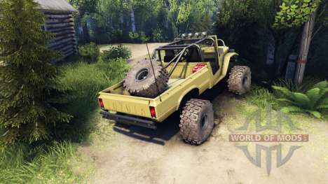 Toyota FJ40 Olive para Spin Tires