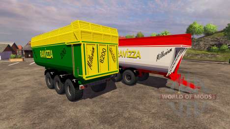 Reboques Ravizza Millenium 8200 para Farming Simulator 2013