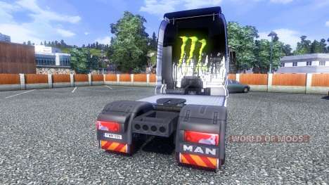 Cor-Monster Energy - caminhão HOMEM para Euro Truck Simulator 2