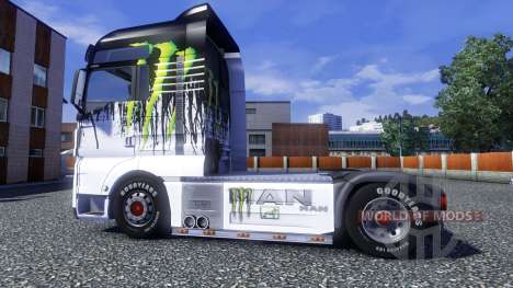 Cor-Monster Energy - caminhão HOMEM para Euro Truck Simulator 2