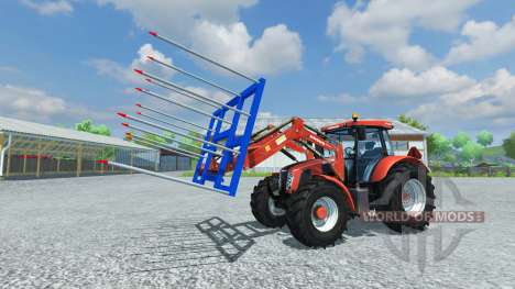 Garfos para carregamento de não-original fardos para Farming Simulator 2013