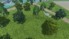 Novas texturas das árvores e da grama para Farming Simulator 2013