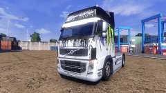 Cor-Monster Energy - caminhão Volvo para Euro Truck Simulator 2