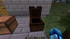 Baús de diferentes tipos de madeira para Minecraft