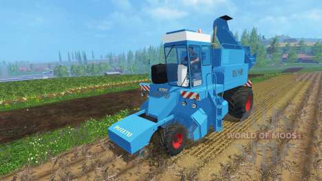 O açúcar de beterraba harvester KS-6B limpo para Farming Simulator 2015