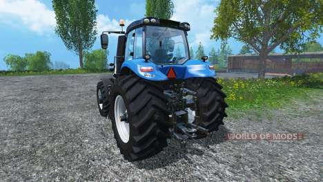 New Holland T8.390 Ultra White 2011 v2.0 para Farming Simulator 2015