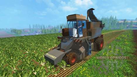 O açúcar de beterraba harvester KS-6B sujeira para Farming Simulator 2015