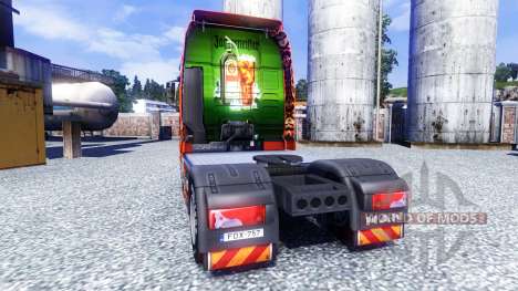 Cor-Jagermeister - no caminhão MAN TGX para Euro Truck Simulator 2