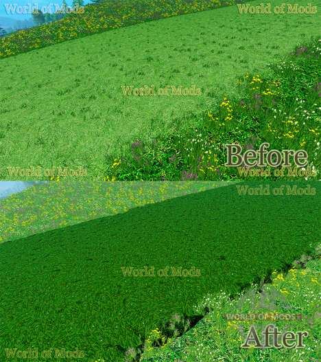 Novas texturas de corte de grama e feno para Farming Simulator 2015