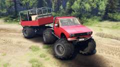 Toyota Hilux Truggy v1.0 wheels2 para Spin Tires