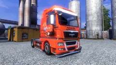 Cor-Jagermeister - no caminhão MAN TGX para Euro Truck Simulator 2