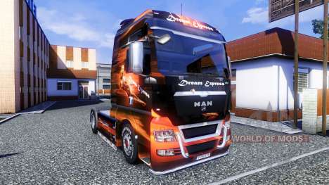 Cor-de-Sonho - Express-caminhão MAN TGX para Euro Truck Simulator 2