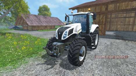 New Holland T8.435 Ultra White v1.3 para Farming Simulator 2015