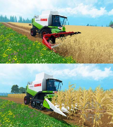 CLAAS Lexion 550 и 560TT para Farming Simulator 2015