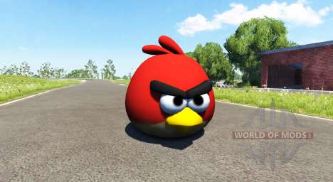 Pássaro vermelho (red) Angly Pássaro para BeamNG Drive