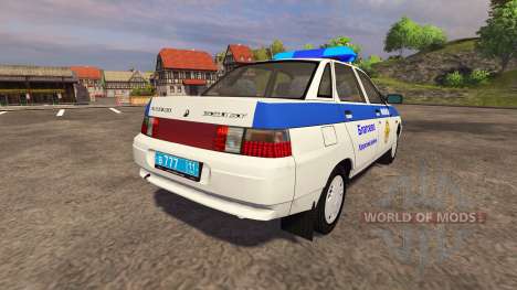 VAZ 2110 Polícia para Farming Simulator 2013