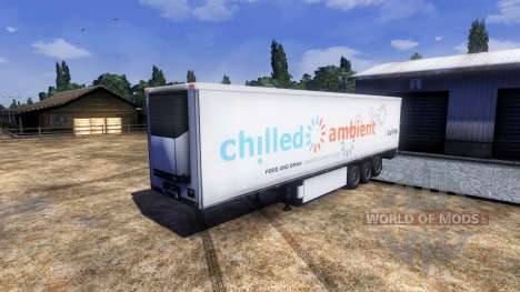 Pak pinturas para os reboques para Euro Truck Simulator 2