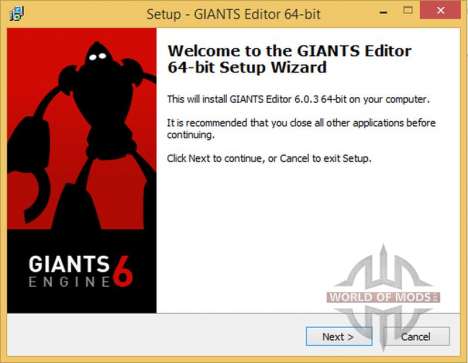 Adicionar programa GIANTS Editor 6.0.3 x64 para Farming Simulator 2015
