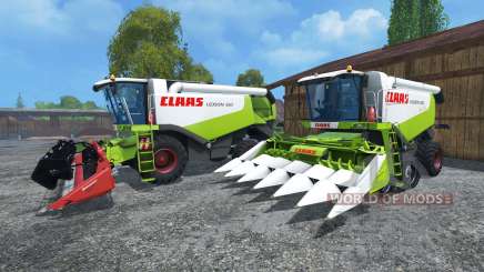 CLAAS Lexion 550 и 560TT para Farming Simulator 2015