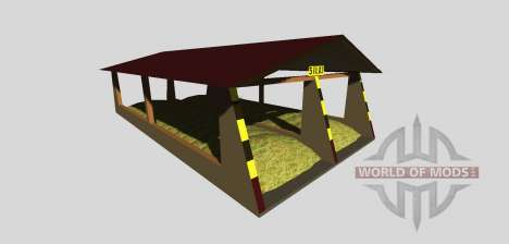Poço de silagem com um dossel v2.0 para Farming Simulator 2013