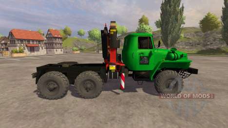 Ural-5557 guindaste verde para Farming Simulator 2013