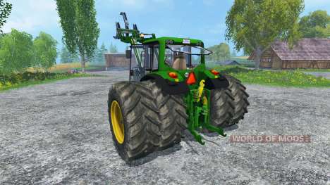 John Deere 6130 2WD FL v2.0 para Farming Simulator 2015