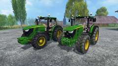 John Deere 6170R and 6210R para Farming Simulator 2015