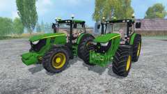 John Deere 6170R and 6210R v2.0 para Farming Simulator 2015
