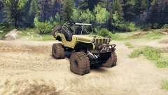 Jeep Willys tan para Spin Tires