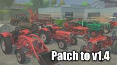 Patch para a versão 1.4 para Farming Simulator 2013
