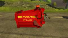 Pailleuse Agram Jet de paille para Farming Simulator 2013