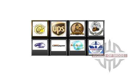 Logotipos da empresa para o motorista para Euro Truck Simulator 2