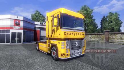 A pele Securetrans no tractor Renault para Euro Truck Simulator 2