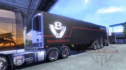 Cor Schmitz Scania V8 para semi-reboque para Euro Truck Simulator 2