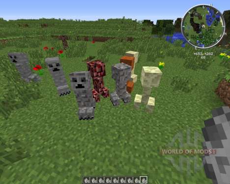 Material Creepers para Minecraft