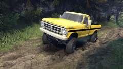 Ford F-200 1968 yellow para Spin Tires