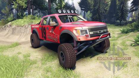 Ford Raptor Pre-Runner terrible herbst para Spin Tires