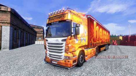 Pele feita de Oxford para Scania truck para Euro Truck Simulator 2