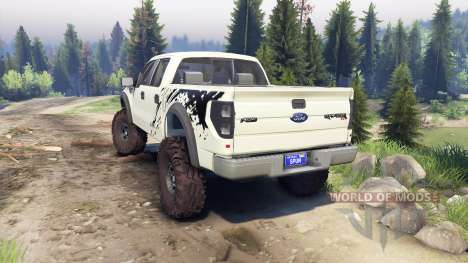 Ford Raptor SVT v1.2 factory terrain para Spin Tires