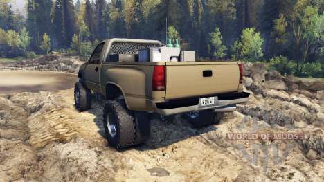 Chevrolet Regular Cab Dually tan para Spin Tires