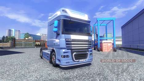 DAF XF 105 Blue Edition para Euro Truck Simulator 2