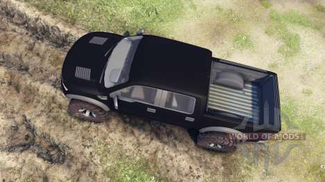 Ford Raptor SVT v1.2 matte black para Spin Tires