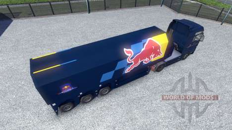 Pele Red Bull Racing Hochglanz no caminhão HOMEM para Euro Truck Simulator 2