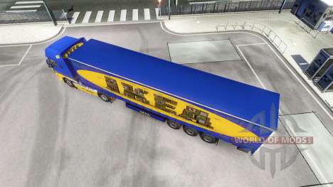 Pele IKEA para DAF XF unidade de tracionamento para Euro Truck Simulator 2