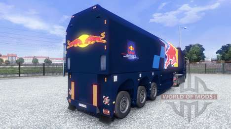 Pele Red Bull Racing Hochglanz no caminhão HOMEM para Euro Truck Simulator 2